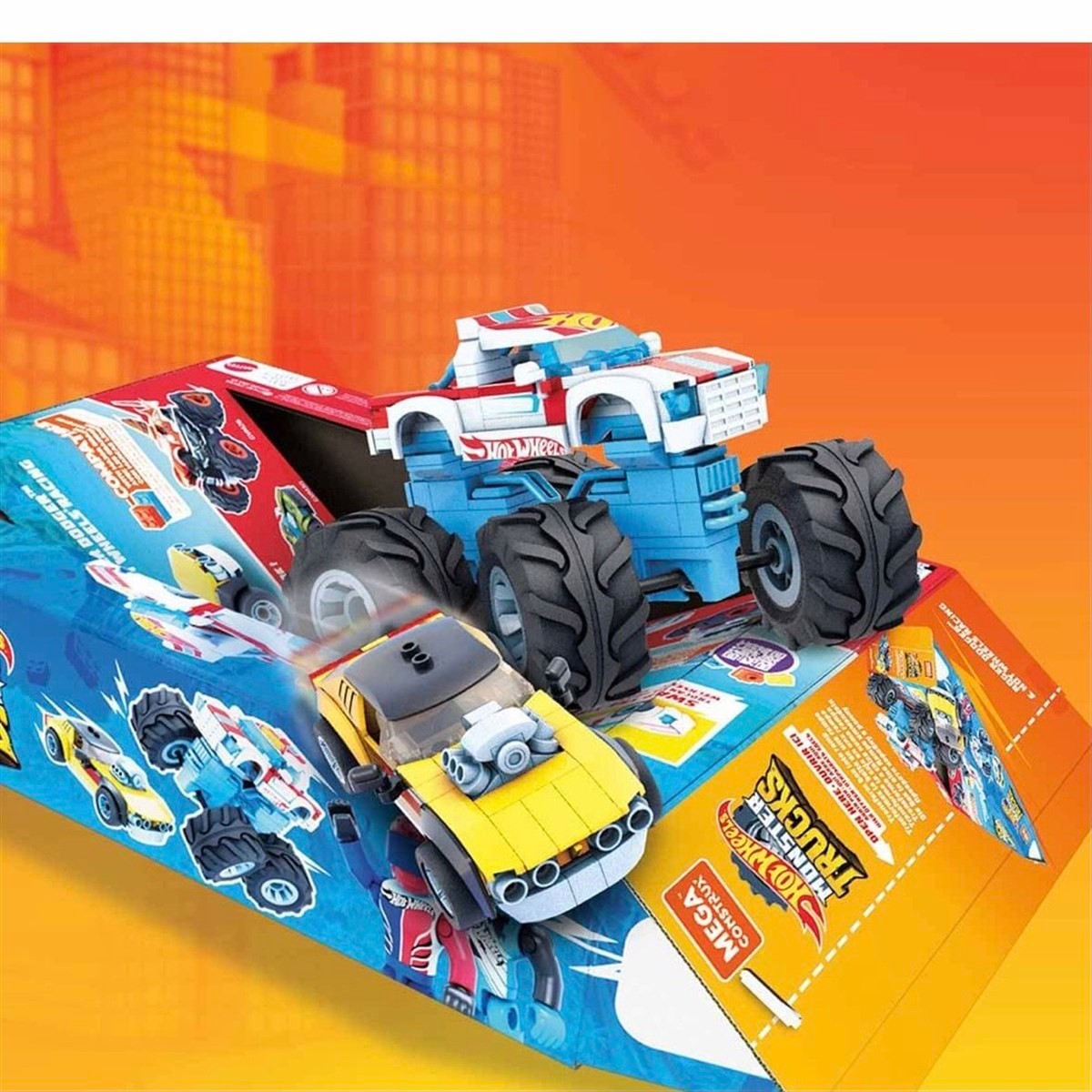 Hot Wheels Mega Construx İkili Yarış Paketi