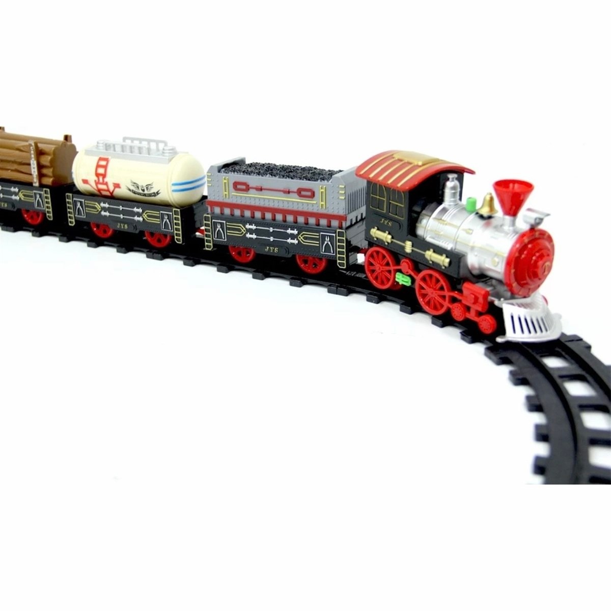 Can Pilli Tren Seti Büyük Vagonlar 18 Parça Oyuncak