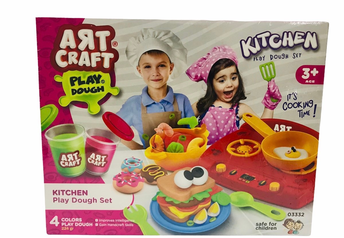 Dede Art Craft Mutfak Oyun Hamur Seti 12 Parça 224 Gr