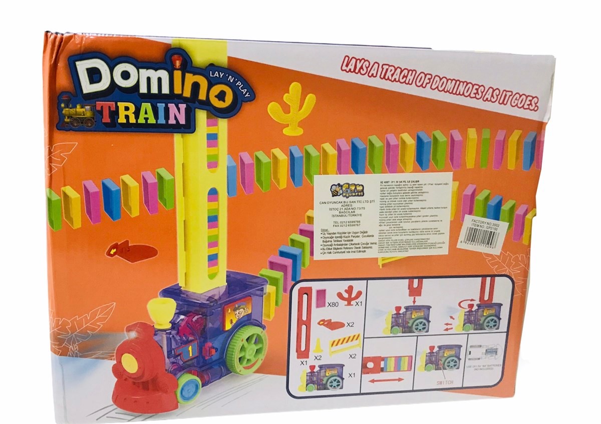 Can Toys Domino Taşı Dizen Tren