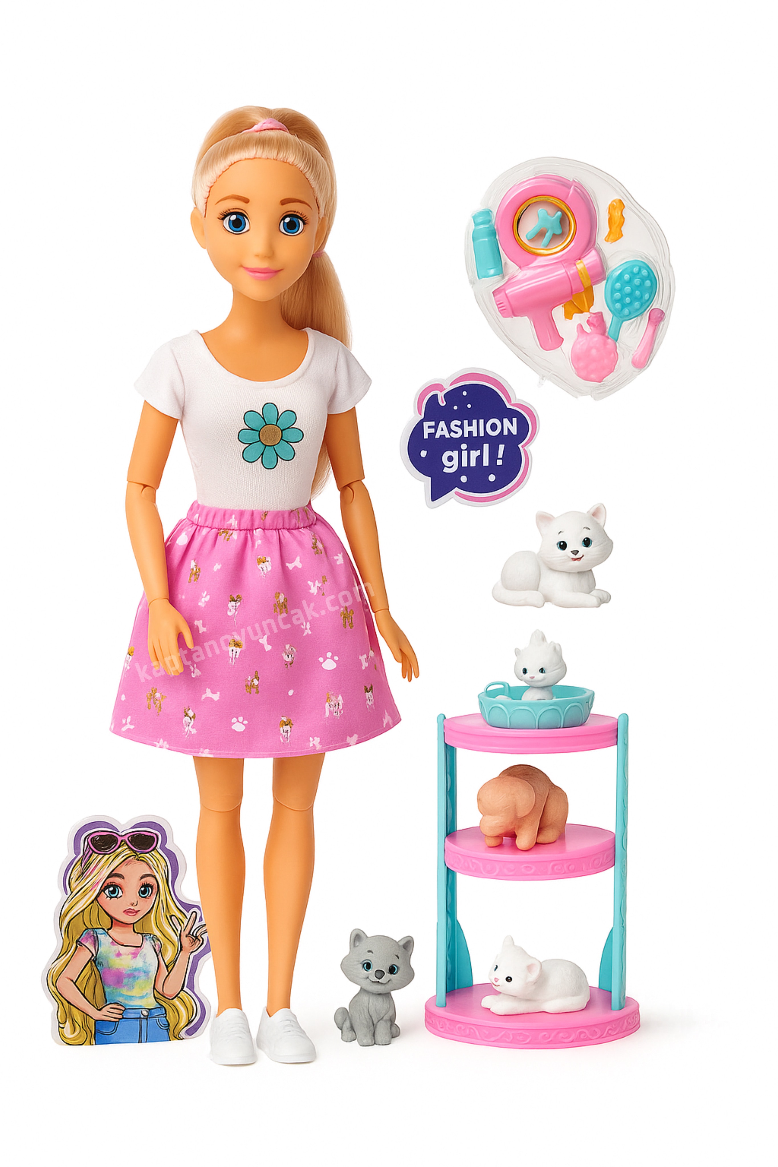 Elonna Pet Shop Bebek Oyun Seti