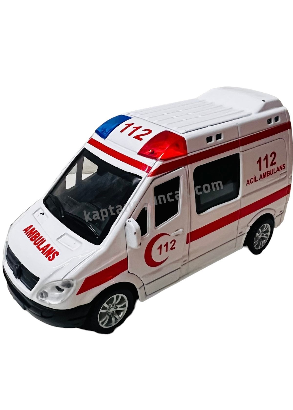 Can Sesli Çek Bırak Metal Ambulans Araba