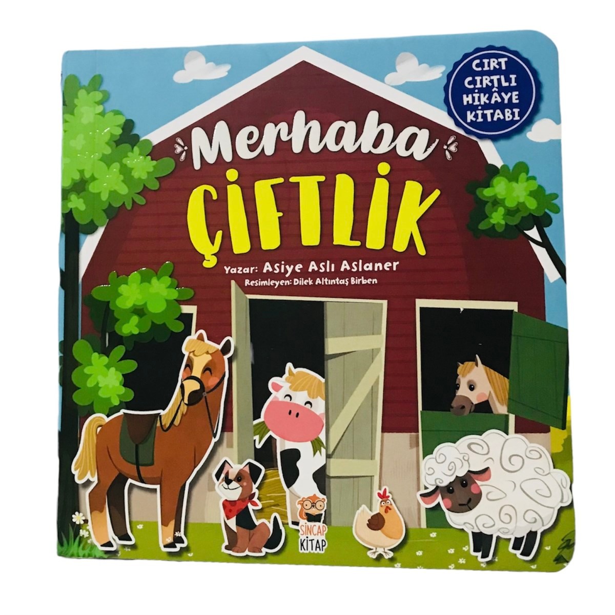 Merhaba Çiftlik - Cırt Cırtlı Hikaye Kitabı