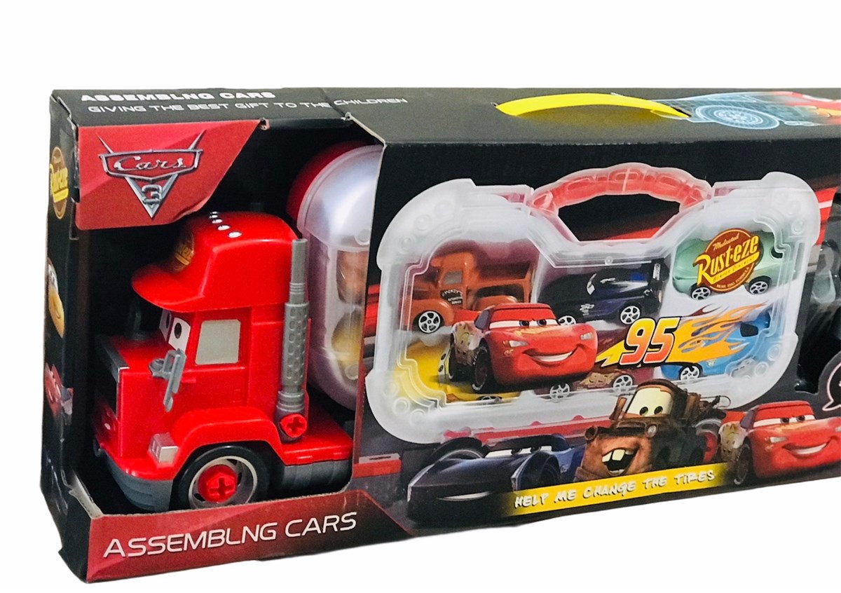 Cars Şimşek Mcqueen 6 Araçlı Tamir Oyun Seti