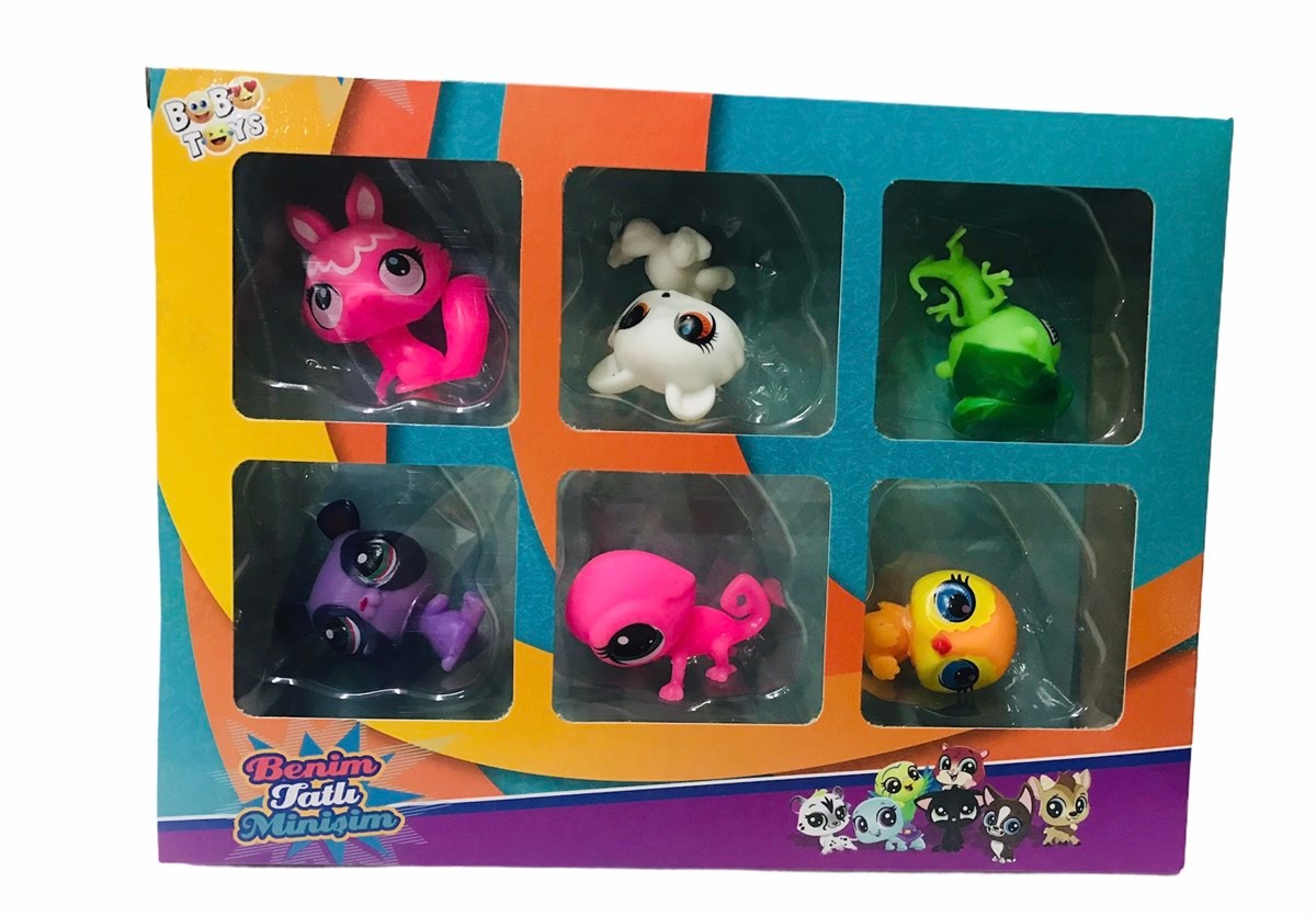 Bobotoys Neşeli Miniş Ailem 6 lı Miniş Ailesi Oyuncak