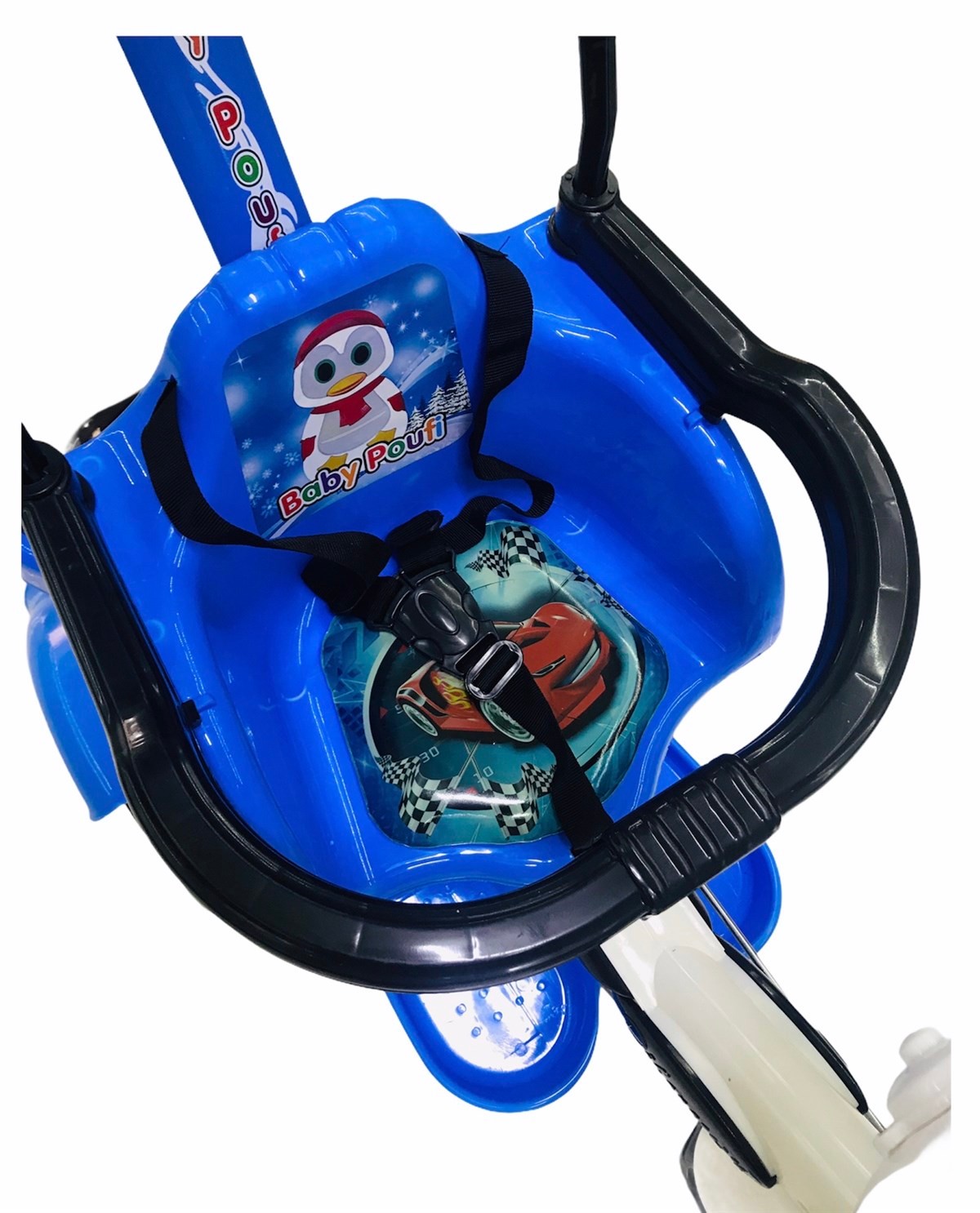 Baby Poufi Penguen Kontrollü Tenteli Müzikli 3 Tekerlekli Bisiklet