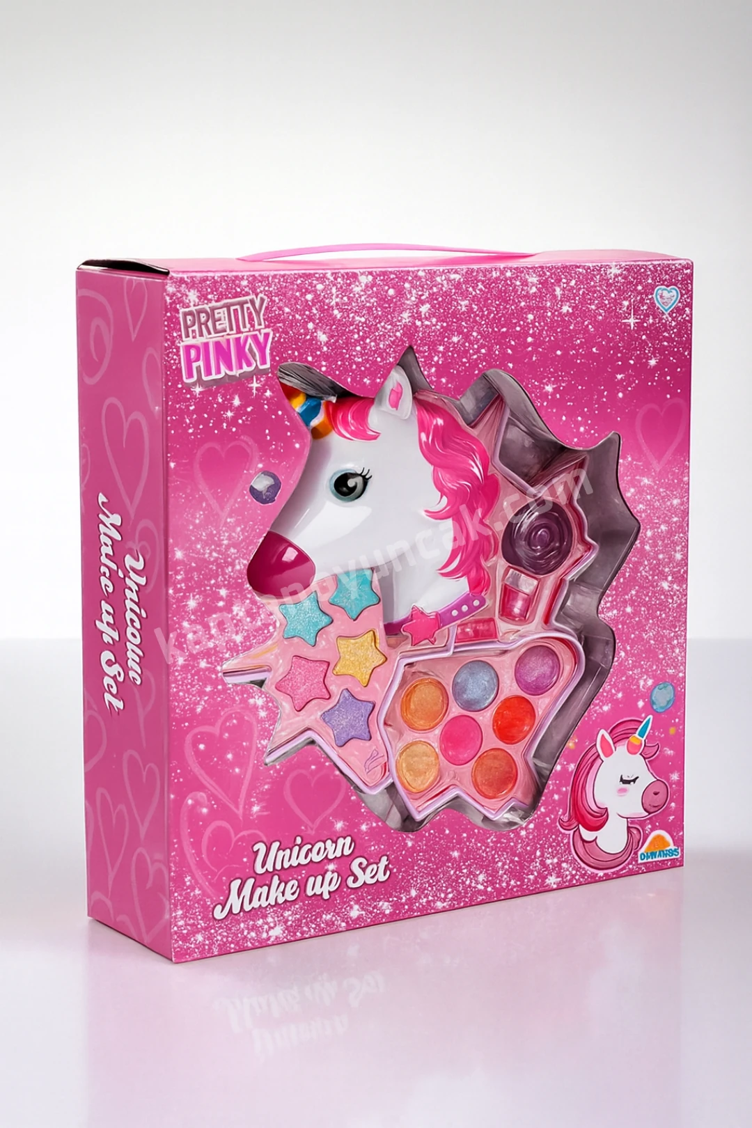 Unicorn Şekilli 3 Katlı Makyaj Güzellik Seti