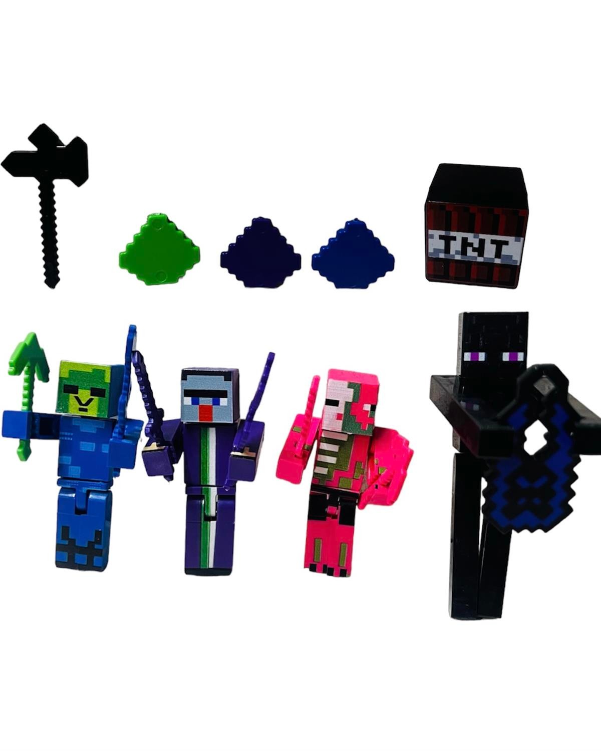 Minecraft Figür Oyuncak 16 Parça Tnt