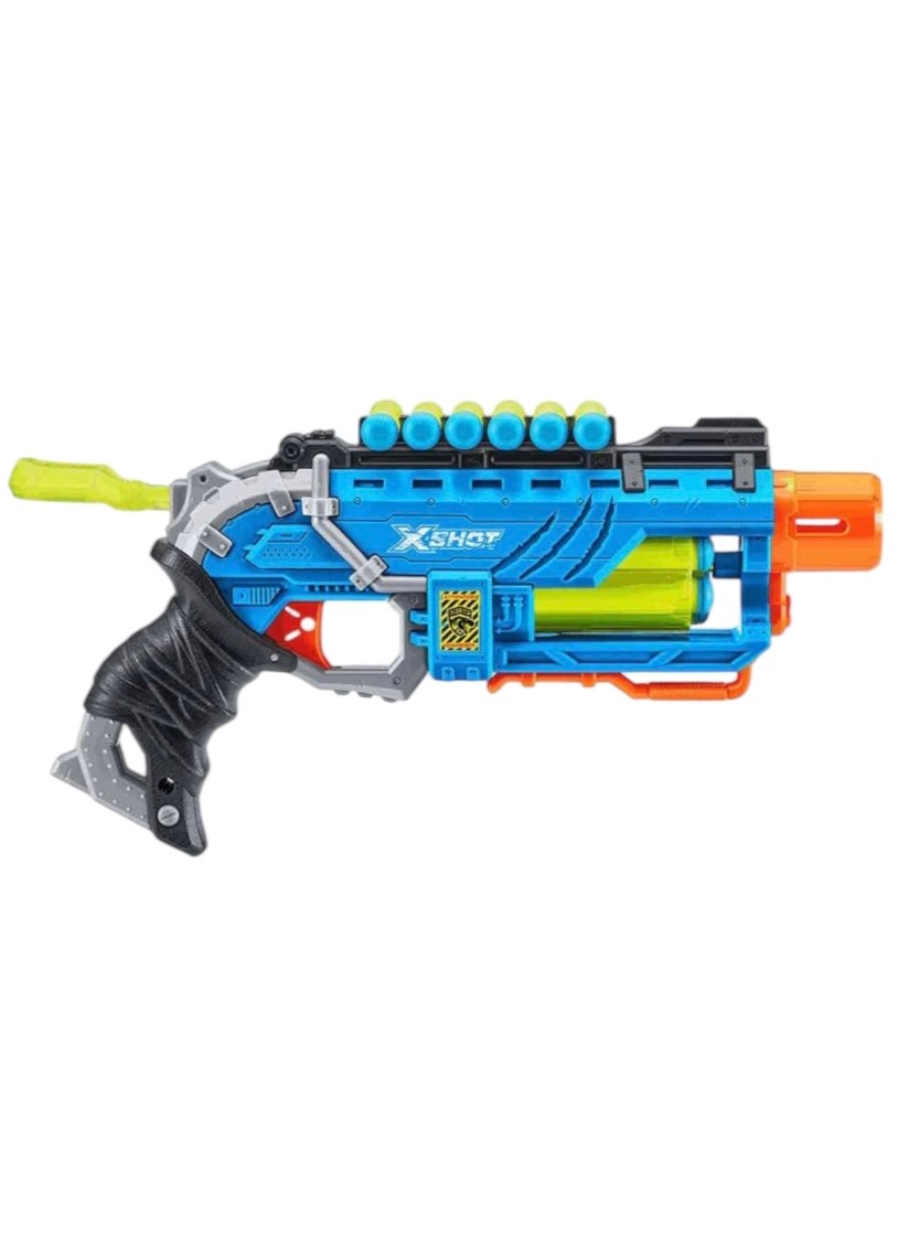 X-Shot Dino Attack Dino Striker 16 Mermili Sünger Nerf Atan Silah 32 cm