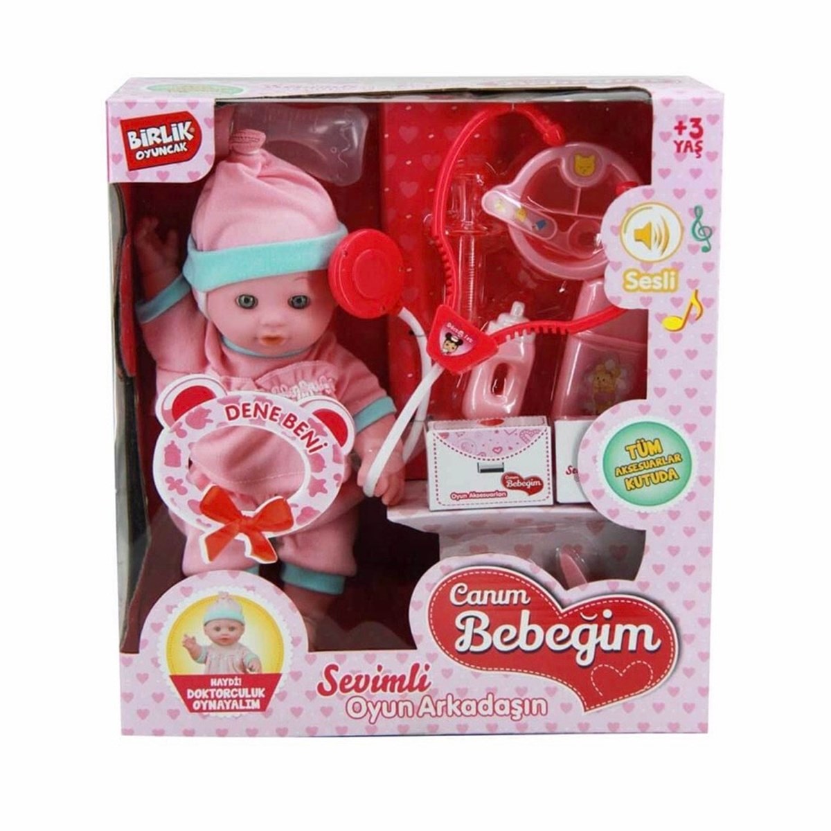 Birlik Oyuncak Doktor Bebek - Sevimli Oyun Arkadaşım