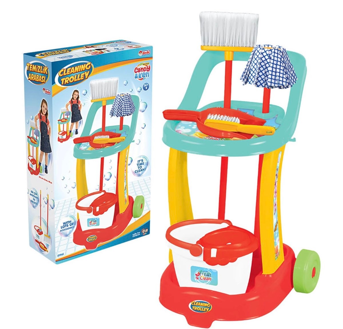 Dede Candy Temizlik Arabası Oyuncak