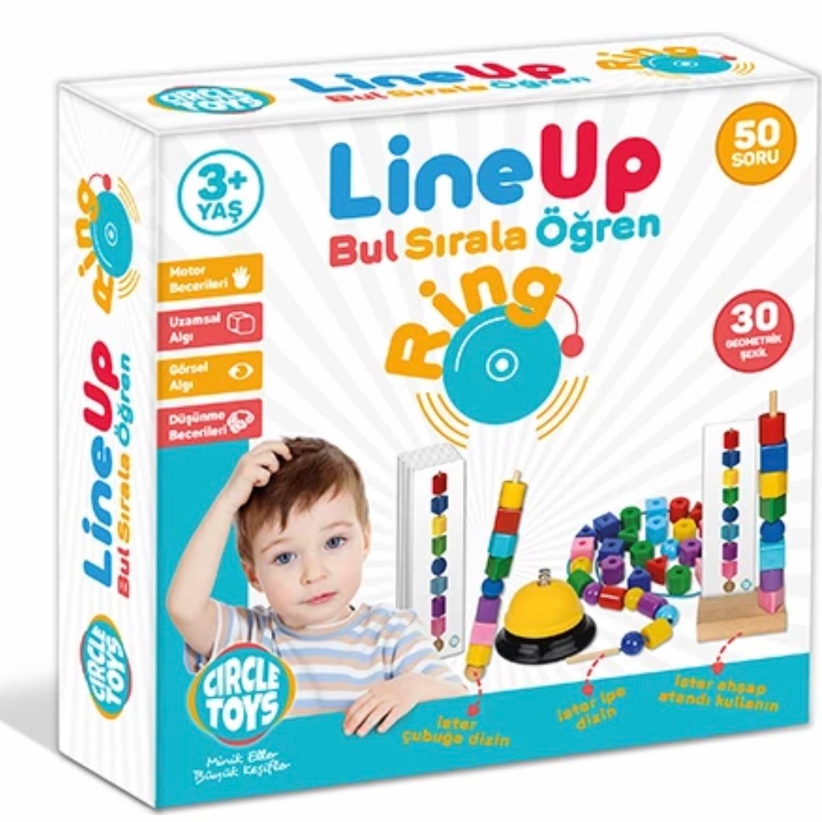 Circle Toys Line Up Ring Bul Sırala Öğren Oyunu