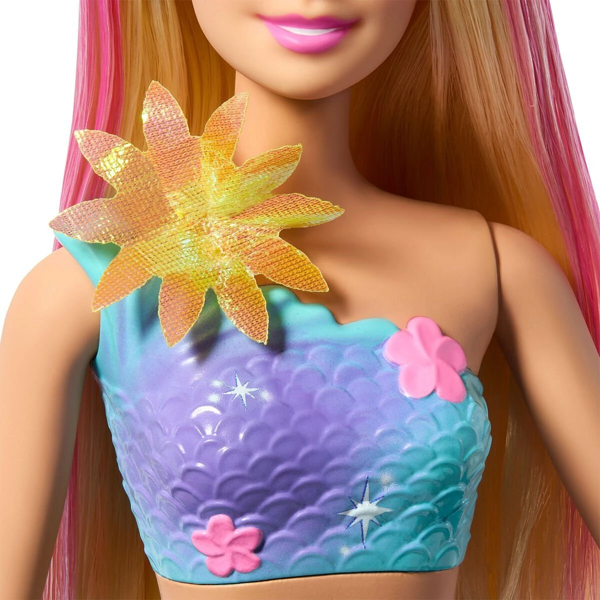 JDM72 Barbie Büyülü Çiçekler Deniz Kızı - Flower Magic Mermaid
