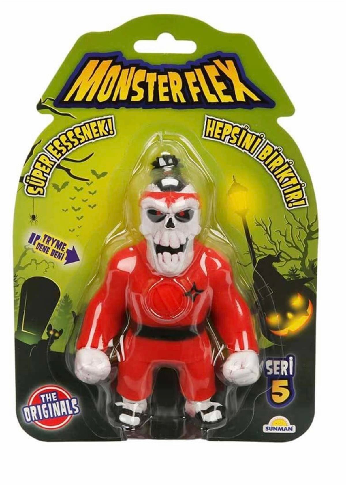 Monster Flex Süper Esnek Figür Karate Skull