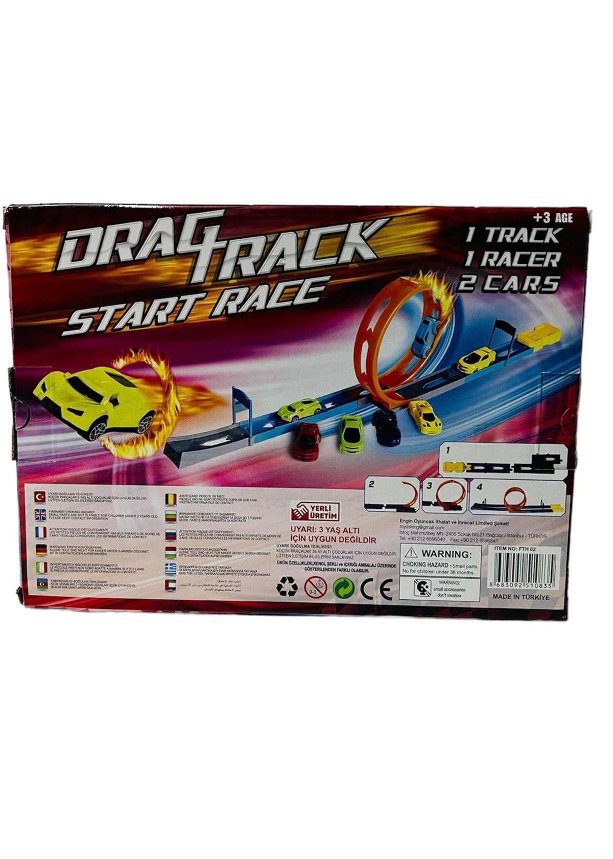 King Tekli Yarış Pisti - Drag Yarışı Fırlatma Oyun Pisti