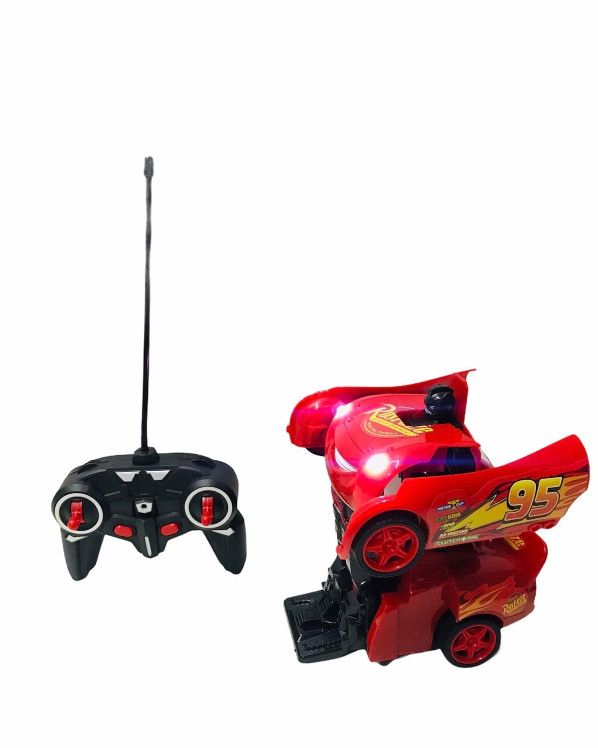 Cars Şimşek Mcqueen Uzaktan Kumandalı Robota Dönüşen Şarjlı Araba