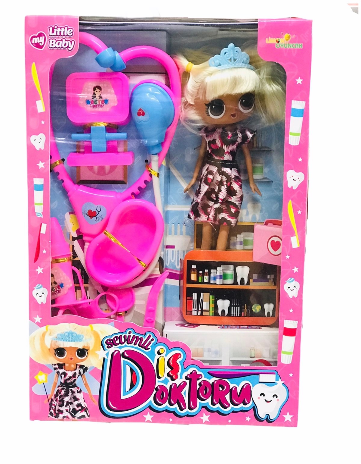 Sevimli Diş Doktorum Oyuncak Bebek