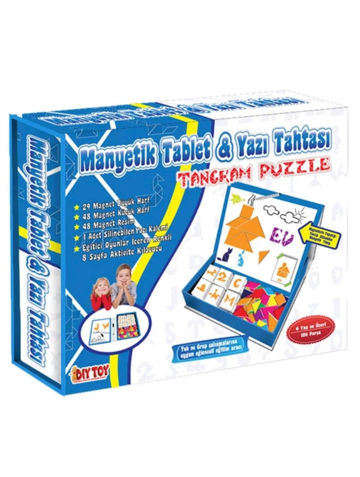 Manyetik Tablet Tangram Seti Eğitici Oyuncak