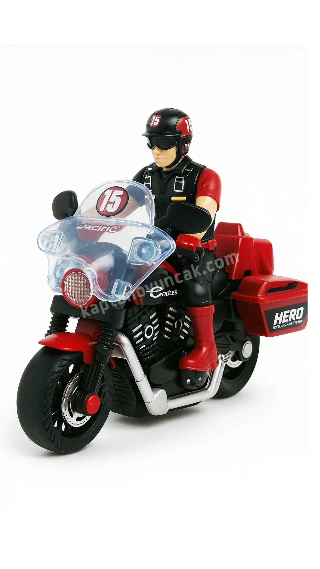 Sesli Işıklı Sürtmeli Yunus Polis Motosiklet