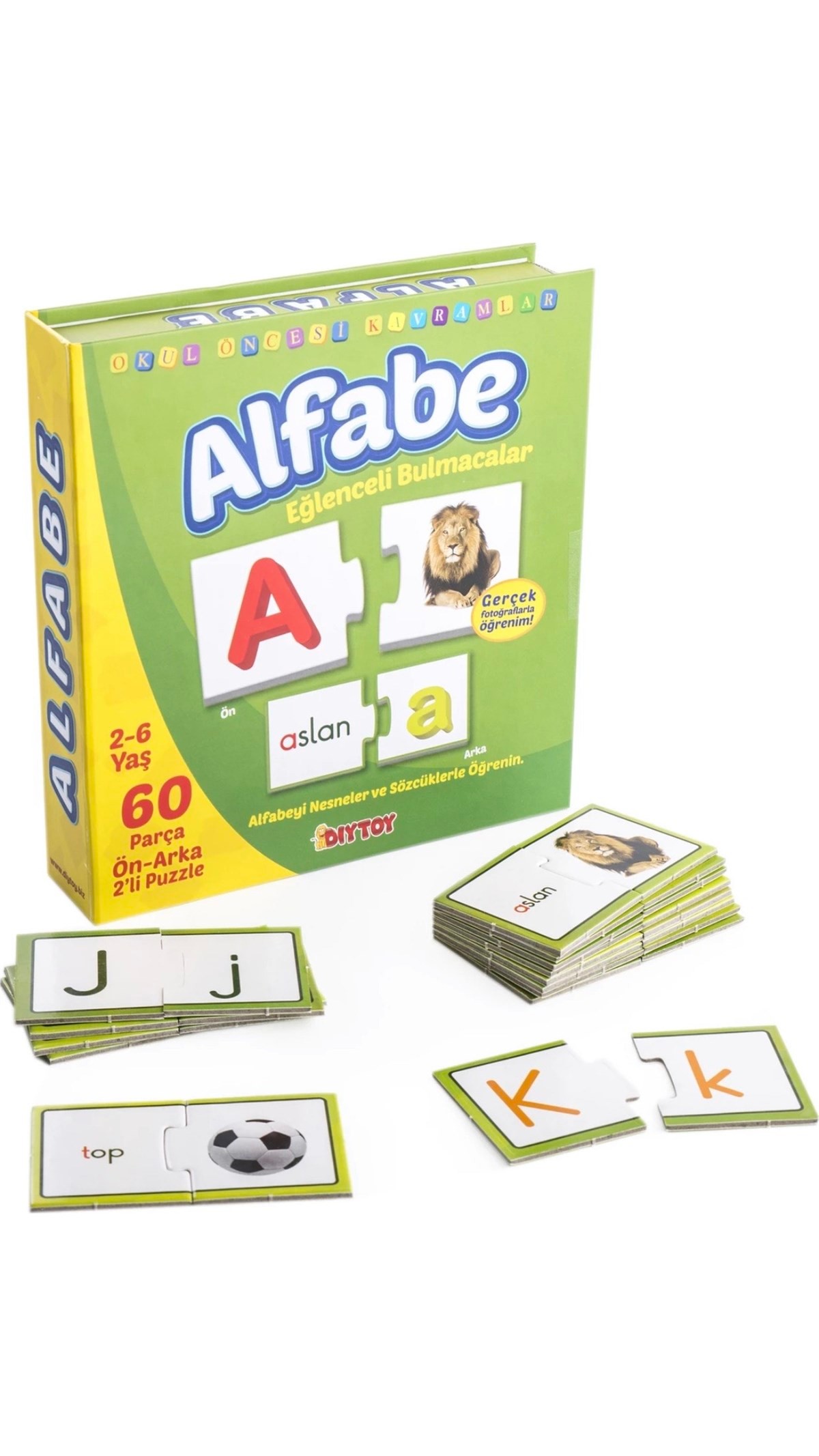 Alfabe Eğlenceli Bulmacalar Eğitici Oyuncak