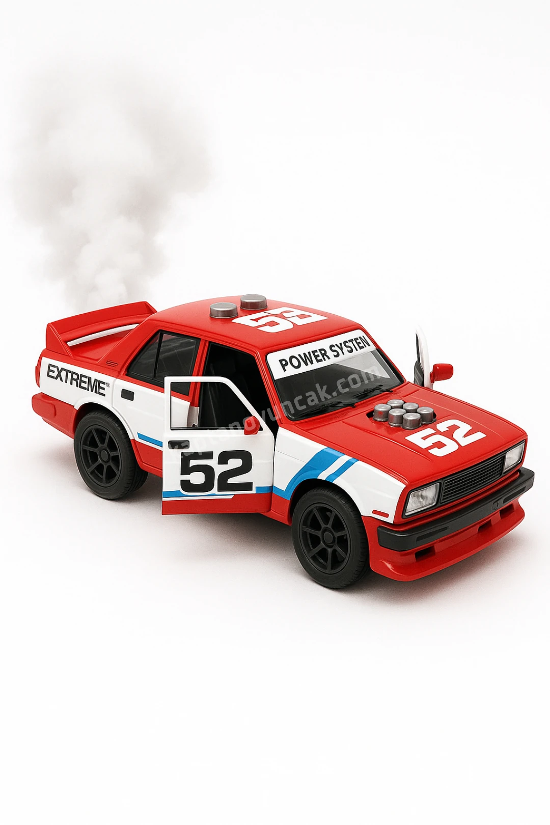 Duman Çıkartabilen Sesli Işıklı Sürtmeli Şahin Araba