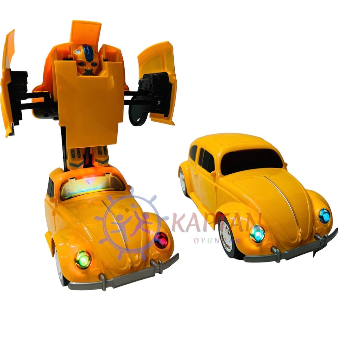 Transformers Robota Dönüşen Pilli Vosvos Oyuncak Araba
