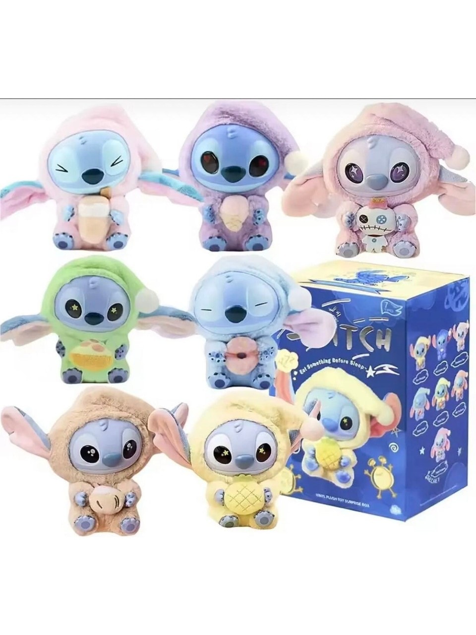 Stitch Sürpriz Kutu Koleksiyonluk Peluş Stitch Anahtarlık