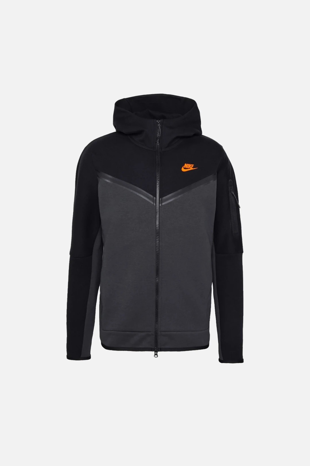 Tech Fleece Full Zip Hoodie - Dark Smoke