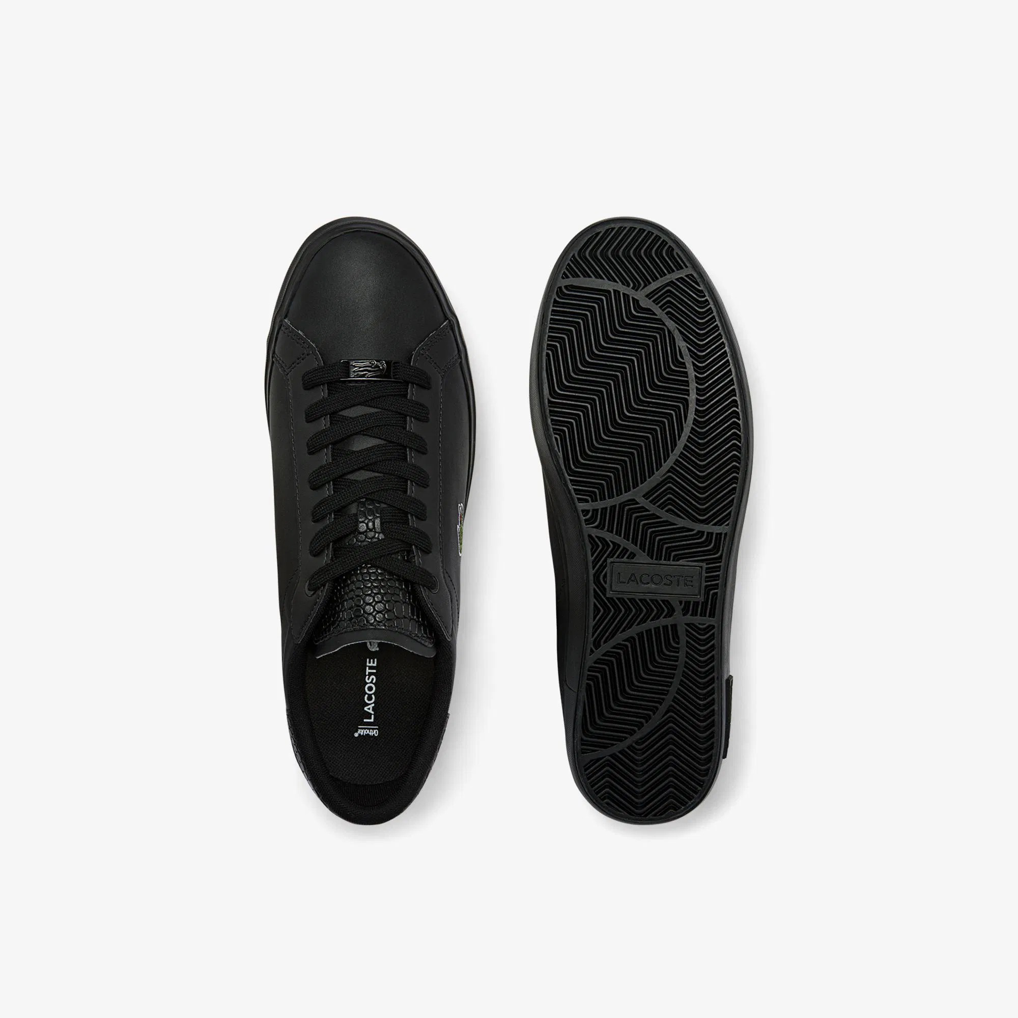  Lacoste SPORT Powercourt Erkek Siyah Sneaker