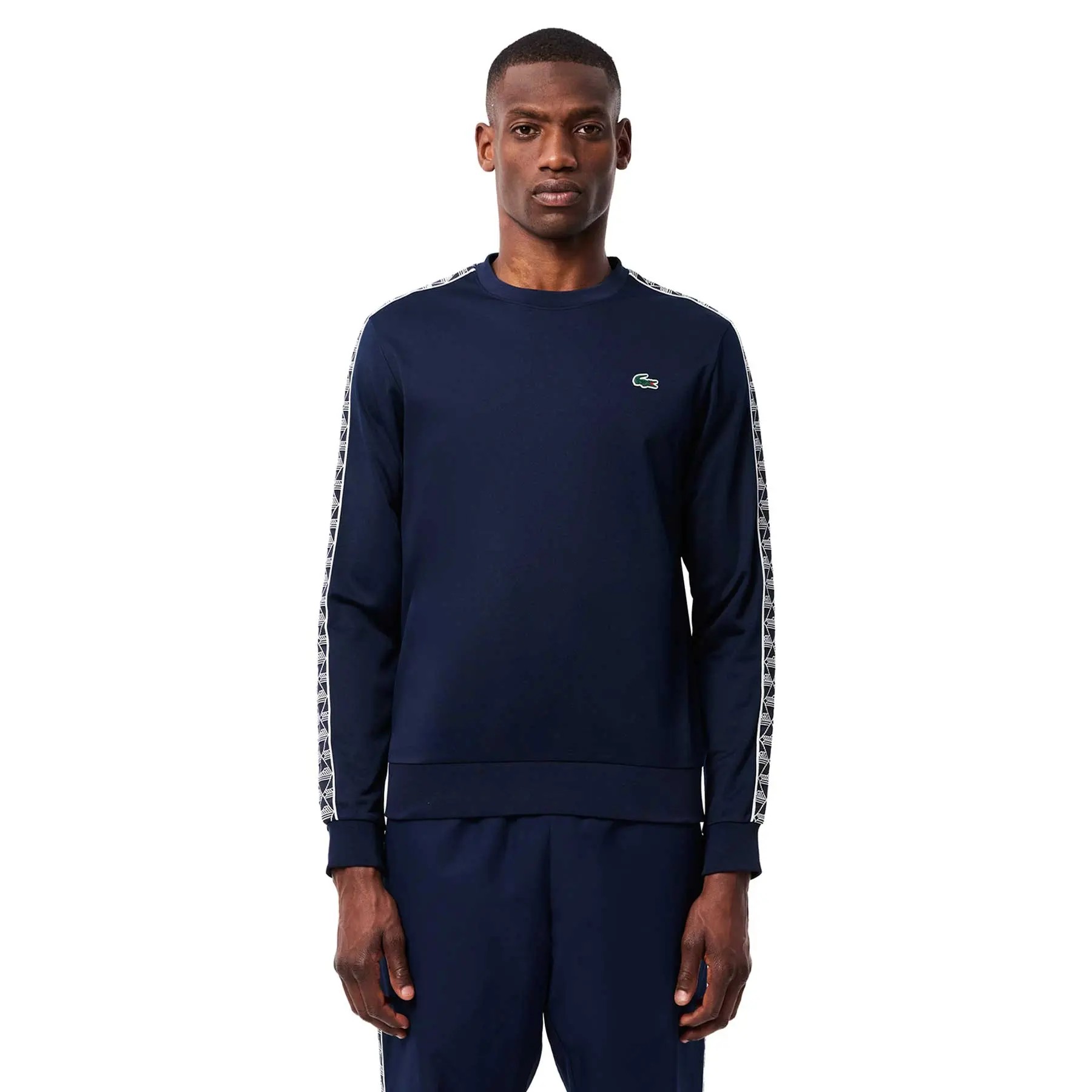 Lacoste Tennis Interlock Ultra-Dry Sweatshirt navy blue