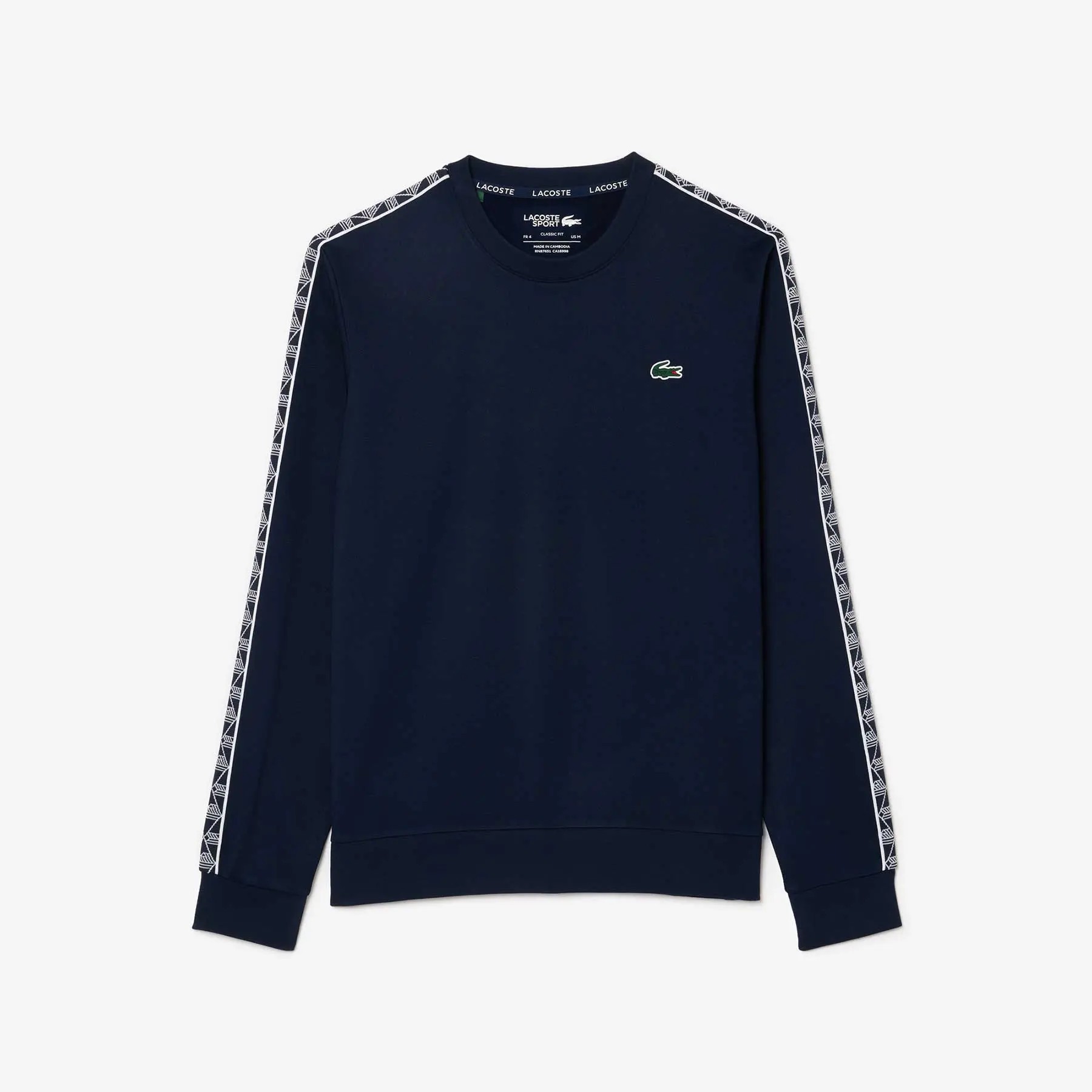 Lacoste Tennis Interlock Ultra-Dry Sweatshirt navy blue