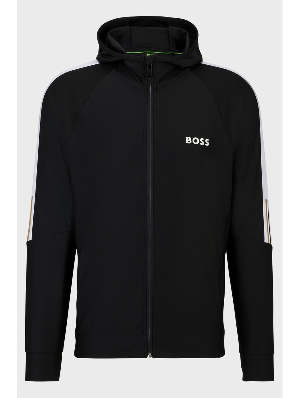 Boss Fermuarlı Kapüşonlu Cepli Regular Fit Sweat Erkek Sweat