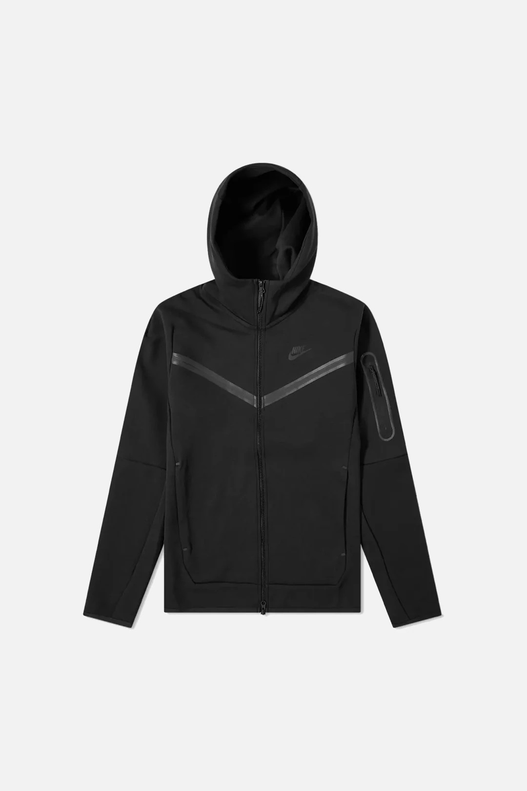 Tech Fleece Full Zip Hoodie - Black