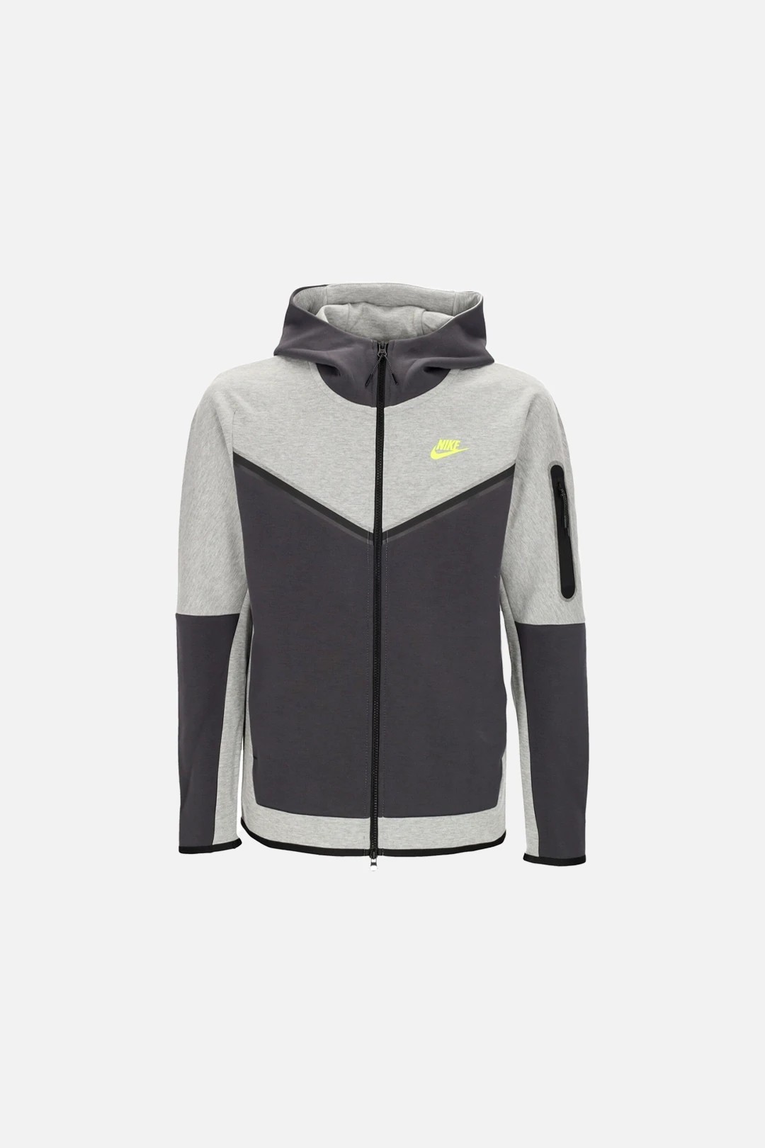 Tech Fleece Full Zip Hoodie - Grey Heather