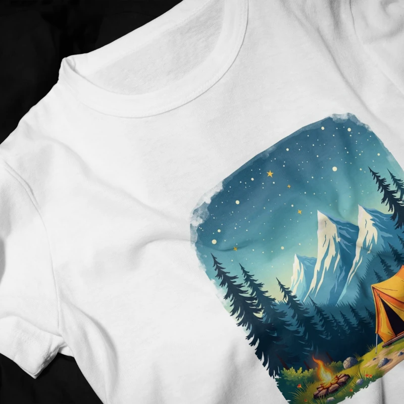 Desenli Çocuk Tişört - Kamp main variant image