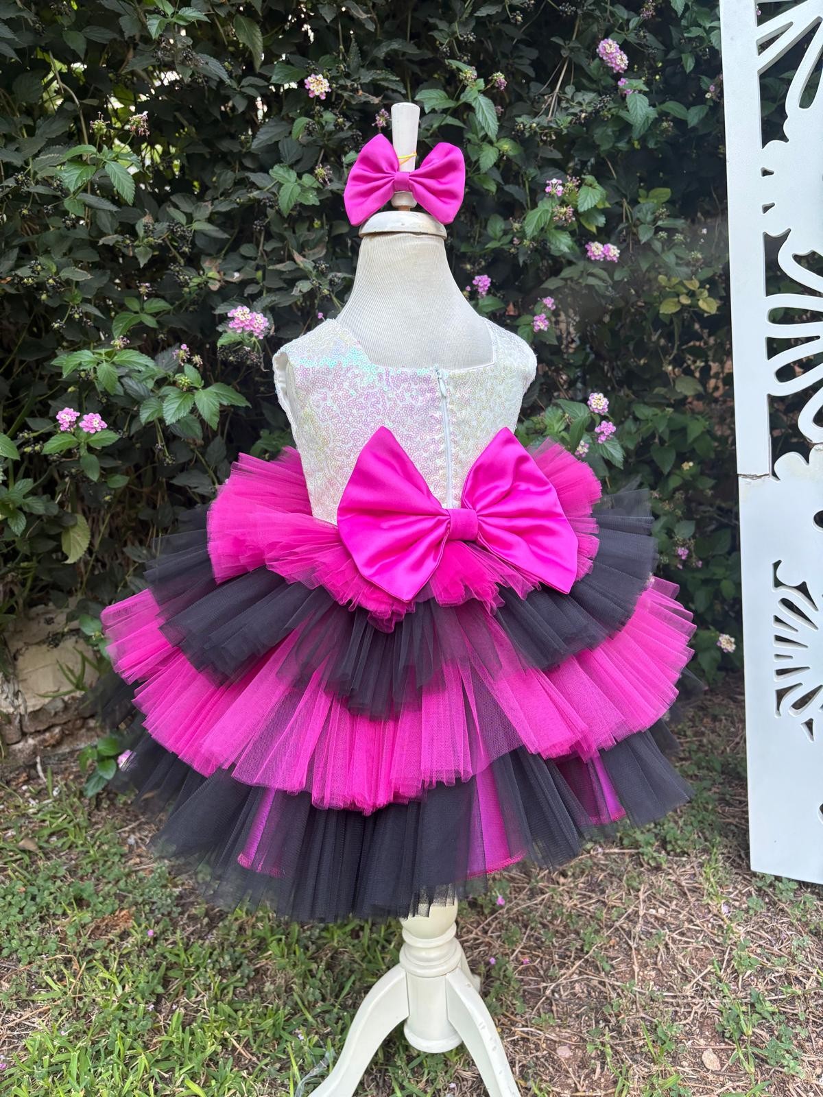 Hello Kitty Kız Çocuk Abiye - Bebek Doğum Günü Elbisesi - ipeqakids