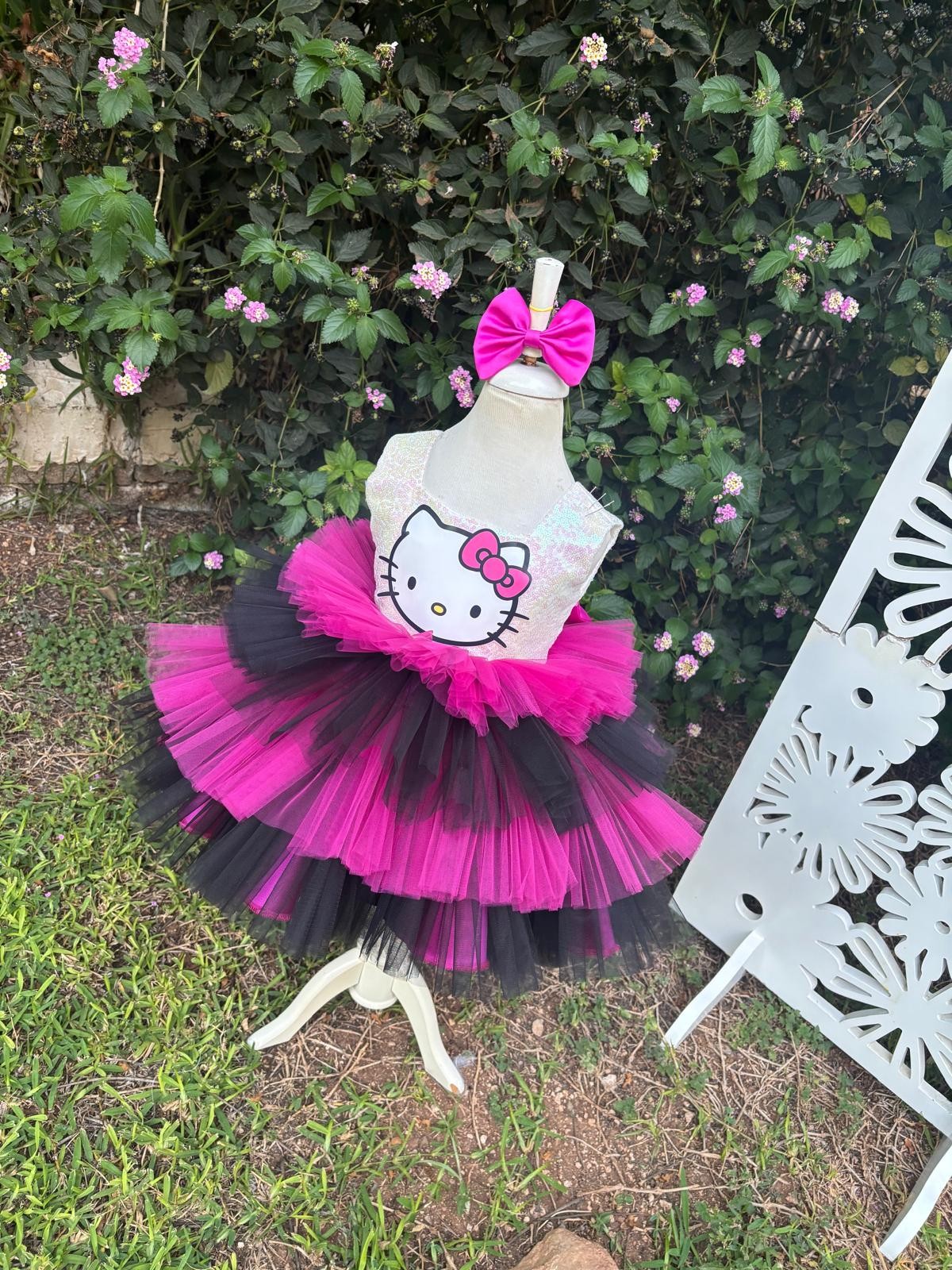 Hello Kitty Kız Çocuk Abiye - Bebek Doğum Günü Elbisesi - ipeqakids