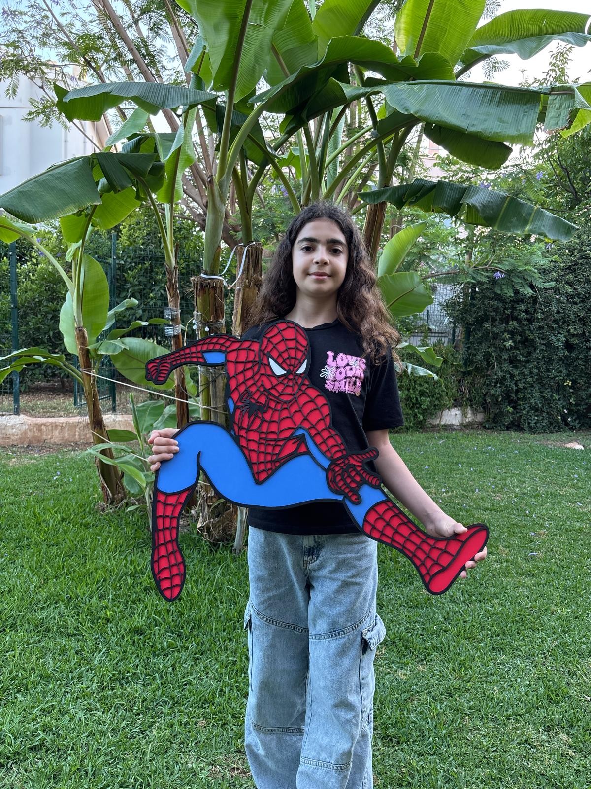 Spider Man Ahşap Çocuk Odası Duvar Dekoru