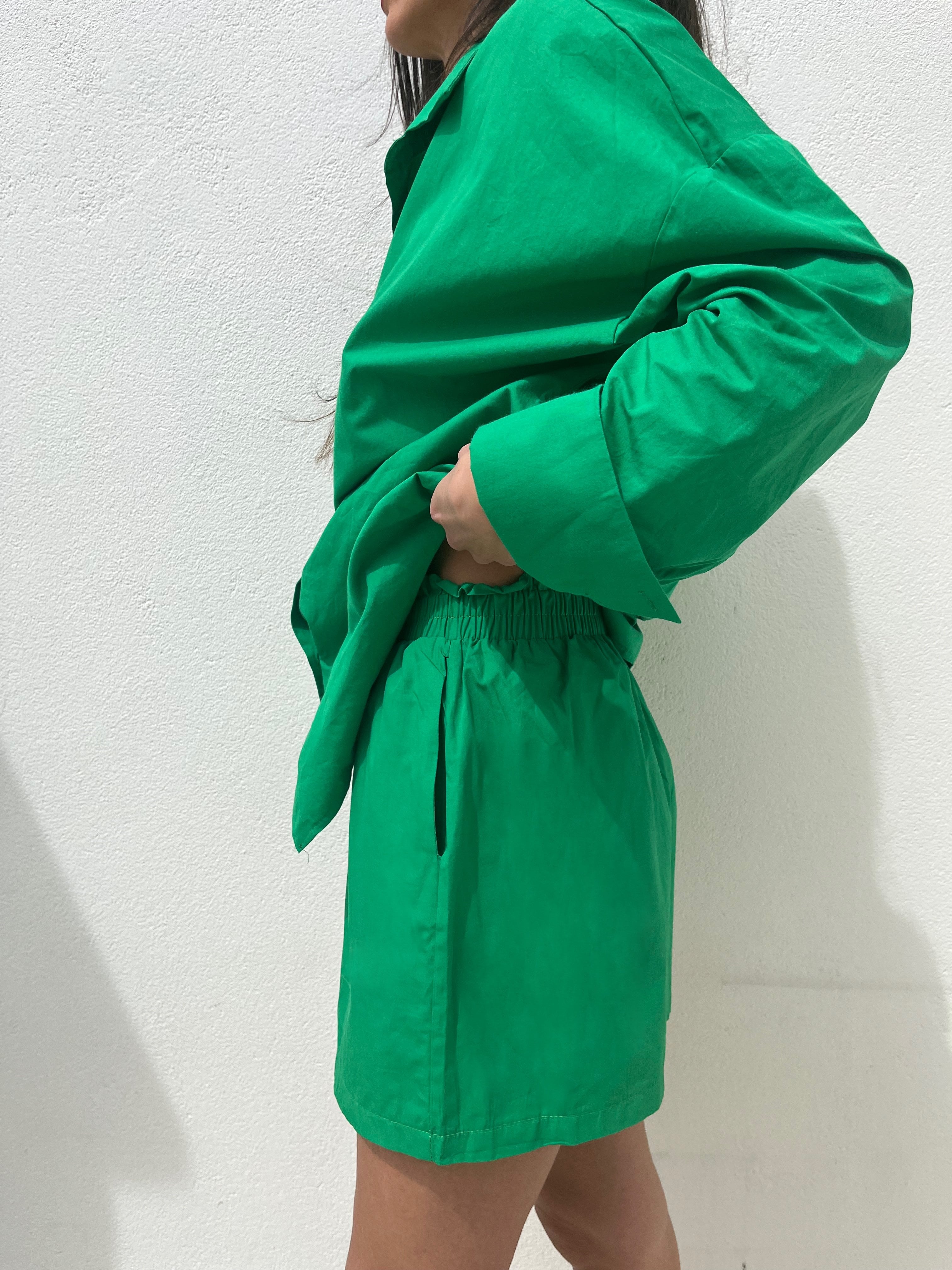 DREA YEŞİL ŞORTLU TAKIM