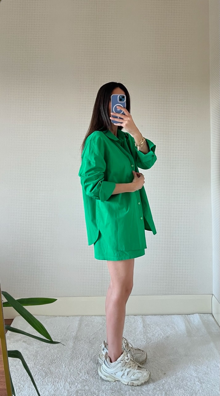 DREA YEŞİL ŞORTLU TAKIM