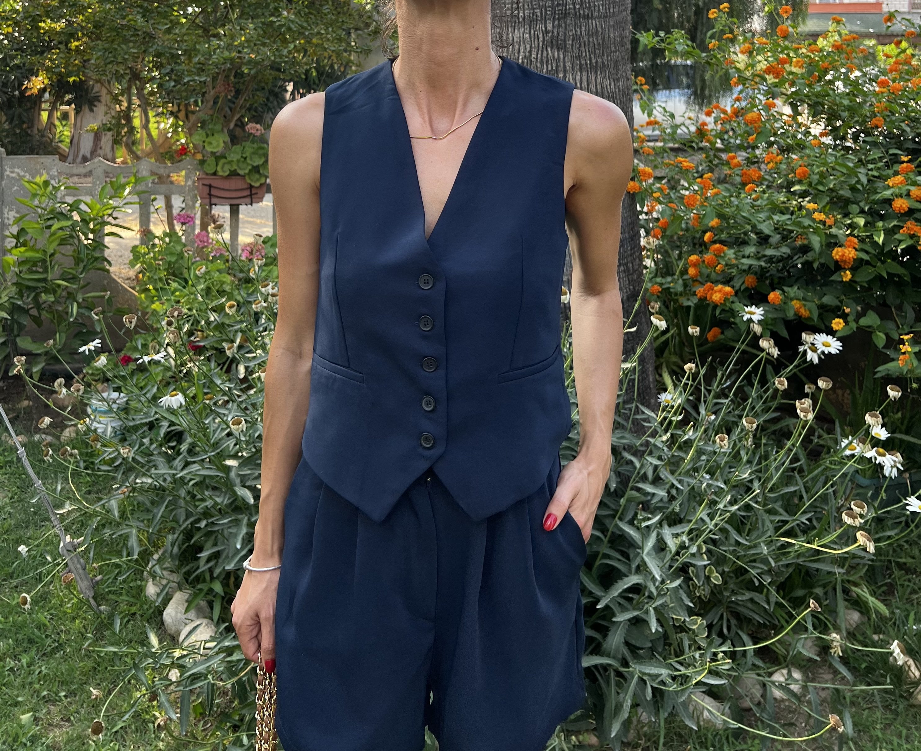 VOUL YELEKLİ ŞORTLU TAKIM