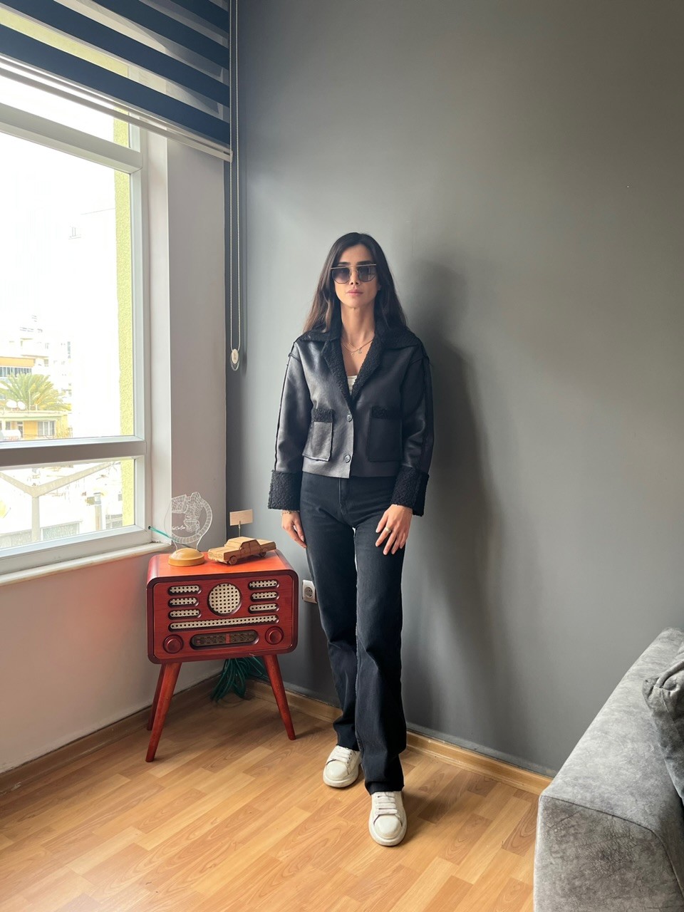 ESKİTME MODEL DERİ CEKET