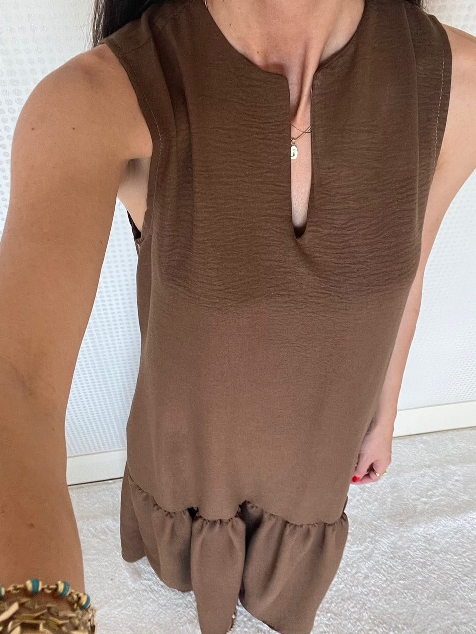 DORA KAHVE MODAL ELBİSE