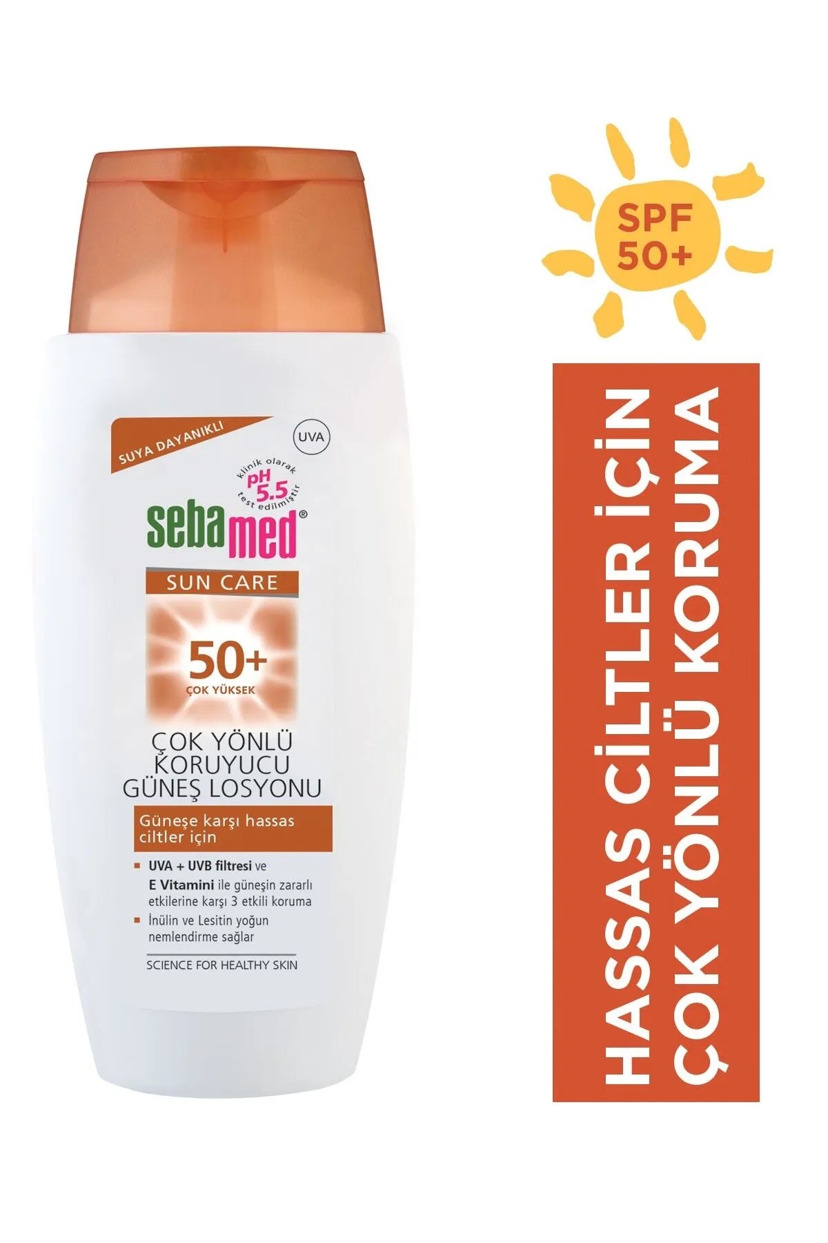 Sebamed SPF 50 Çok Yönlü Koruyucu Güneş Losyonu  150ml