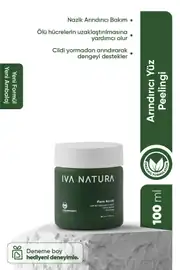 Iva Natura Organik Nazik Yüz Peelingi Zeytin Çekirdeği Tanecikli | Arındırıcı & Besleyici Bakım 100 ml