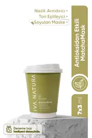 Iva Natura Matcha Özlü Yüz Maskesi Enzim Destekli – Arındırıcı & Dengeleyici Bakım – 7x 3ml 
