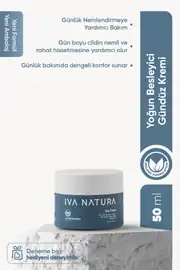 Iva Natura Organik Gündüz KremiKara Mürver & Aloe Vera Özlü Nem Dengeleyici 50 ml