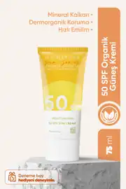 Iva Natura Organik Mineral Filtreli SPF 50 Güneş Kremi Çinko Oksit İçerikli – Hassas Ciltler İçin – 75 ml