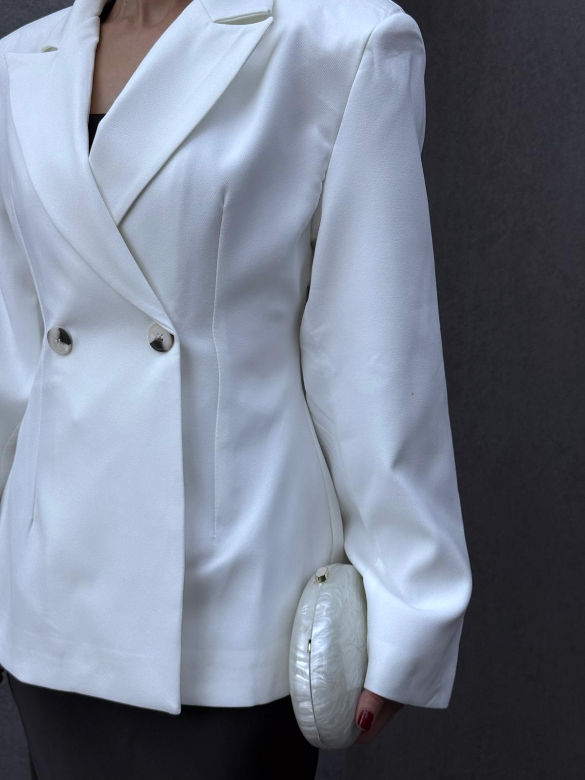 KRUVAZE ÇİFT DÜĞME BLAZER