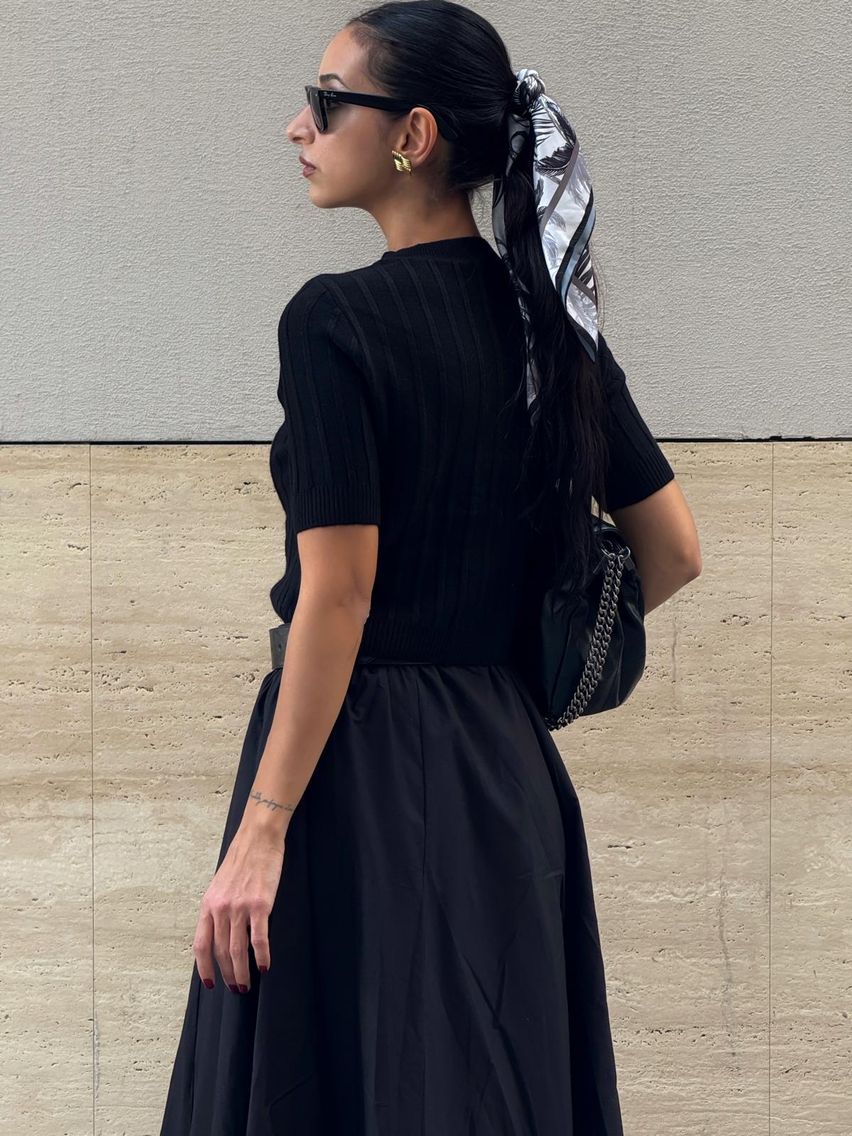 TRİKO KISA KOL BLUZ